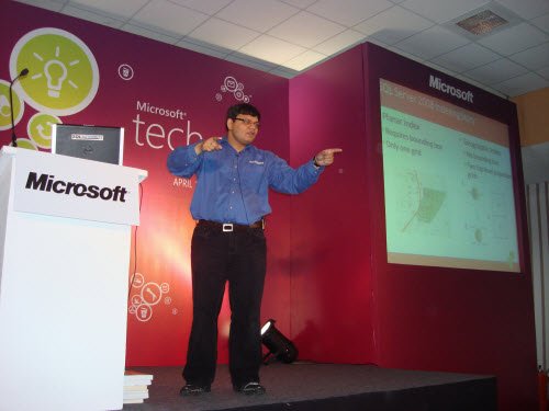 Pinal Presenting session at TechEd India 2010